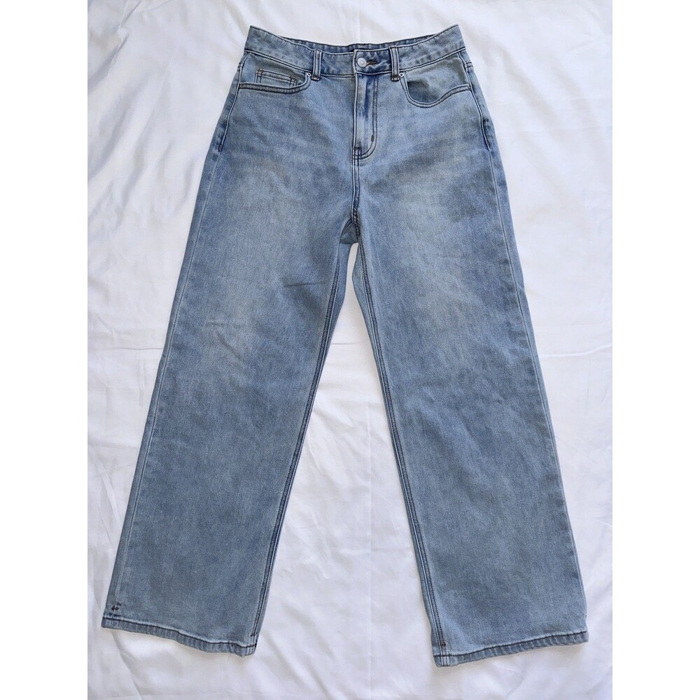 Musinsa Standard, Easy Wide Denim Pants Light Blue Sz 27 Korean